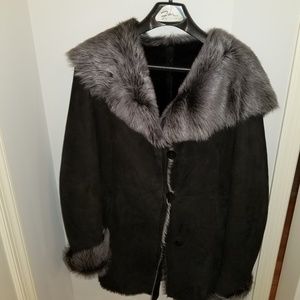 Blue Duck Shearling Coat  Size M